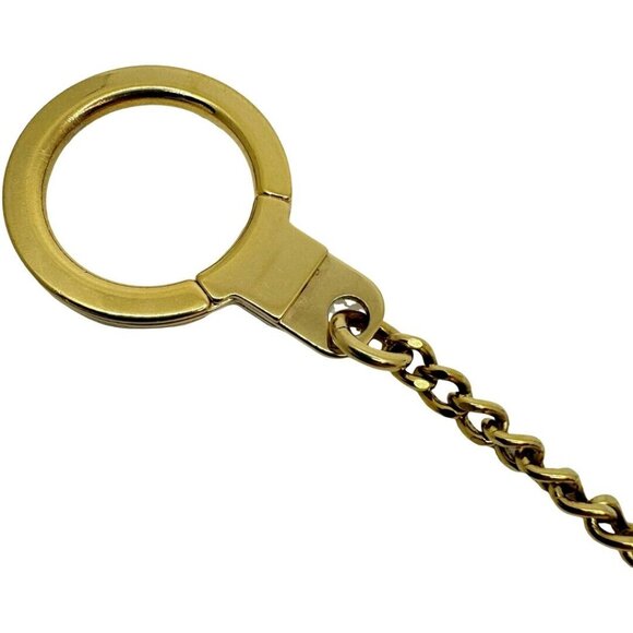 Authentic LOUIS VUITTON Chenenne Anocle key ring M58021 Gold Metallic #36635391 - Picture 6 of 8